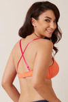 Zivame Feather Light Push Up Wired 3/4th Coverage T-Shirt Bra-Salmon Pink — thumbnail 2