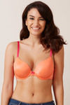 Zivame Feather Light Push Up Wired 3/4th Coverage T-Shirt Bra-Salmon Pink — thumbnail 3