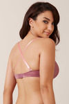 Zivame Feather Light Push Up Wired 3/4th Coverage T-Shirt Bra-Wistful Mauve — thumbnail 2
