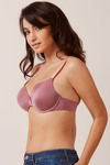 Zivame Feather Light Push Up Wired 3/4th Coverage T-Shirt Bra-Wistful Mauve — thumbnail 4