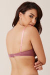Zivame Feather Light Push Up Wired 3/4th Coverage T-Shirt Bra-Wistful Mauve — thumbnail 5