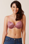Zivame Feather Light Push Up Wired 3/4th Coverage T-Shirt Bra-Wistful Mauve — thumbnail 6