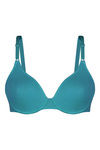 Triumph Solid Non Padded Underwired Bra (Pack of 2)-PeachBlue — thumbnail 4