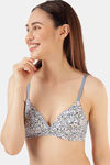 Marks & Spencer Padded Non Wired Full Coverage T-Shirt Bra (Pack of 2) - Multicolor — thumbnail 3