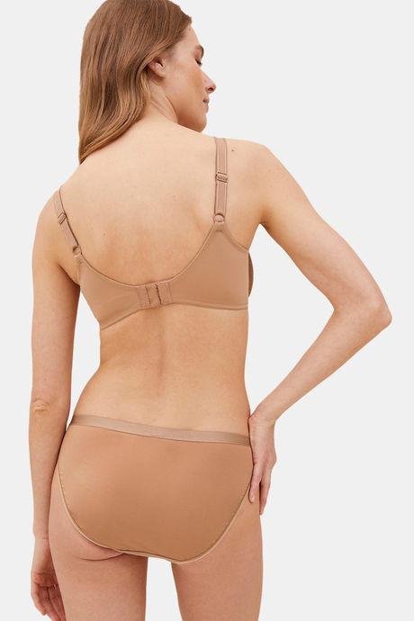 Marks & Spencer Lightly Lined Regular Wired Full Coverage Lace Bra - Rich Amber      — image 3