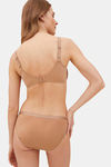 Marks & Spencer Lightly Lined Regular Wired Full Coverage Lace Bra - Rich Amber      — thumbnail 3