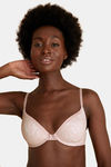 Marks & Spencer Padded Wired Full Coverage T-Shirt Bra - Light Pink Mix — thumbnail 1