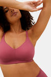 Marks & Spencer Padded Non-Wired Full Coverage Cami Bra - Raspberry        — thumbnail 1