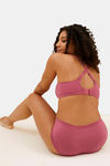 Marks & Spencer Padded Non-Wired Full Coverage Cami Bra - Raspberry        — thumbnail 3