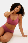 Marks & Spencer Padded Non-Wired Full Coverage Cami Bra - Raspberry        — thumbnail 4