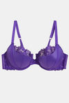Marks & Spencer Padded Wired Full Coverage Lace Bra -Purple — thumbnail 4