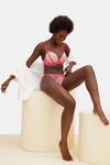 Marks & Spencer Padded Wired Full Coverage Lace Bra -Pink Mix — thumbnail 4