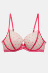 Marks & Spencer Padded Wired Full Coverage Lace Bra -Pink Mix — thumbnail 5