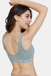 Marks & Spencer Padded Non Wired Full Coverage Cami Bra - Dusty Green — thumbnail 3