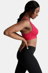 Marks & Spencer Double Layered Non-Wired 3/4Th Coverage Super Support Bra -Raspberry — thumbnail 2