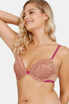 Marks & Spencer Single Layered Non Wired Full Coverage Cami Bra - Rich Amber — thumbnail 3