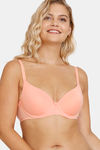 Marks & Spencer Single Layered Non Wired Full Coverage Cami Bra - Peach — thumbnail 1