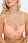 Marks & Spencer Single Layered Non Wired Full Coverage Cami Bra - Peach — thumbnail 4