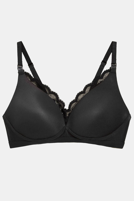 Marks & Spencer Padded Wired Full Coverage Lace Bra - Black — image 2