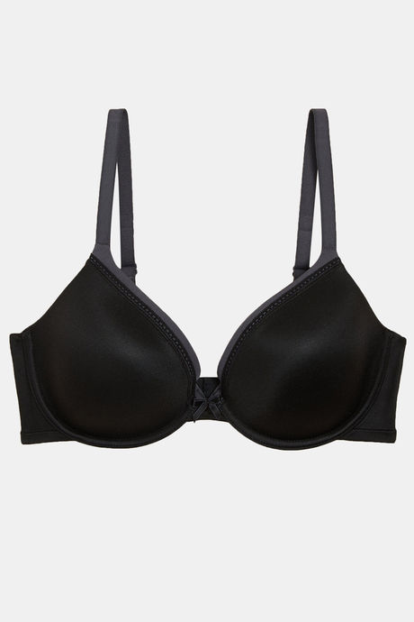 Marks & Spencer Padded Wired Full Coverage T-Shirt Bra  - Black Mix — image 4