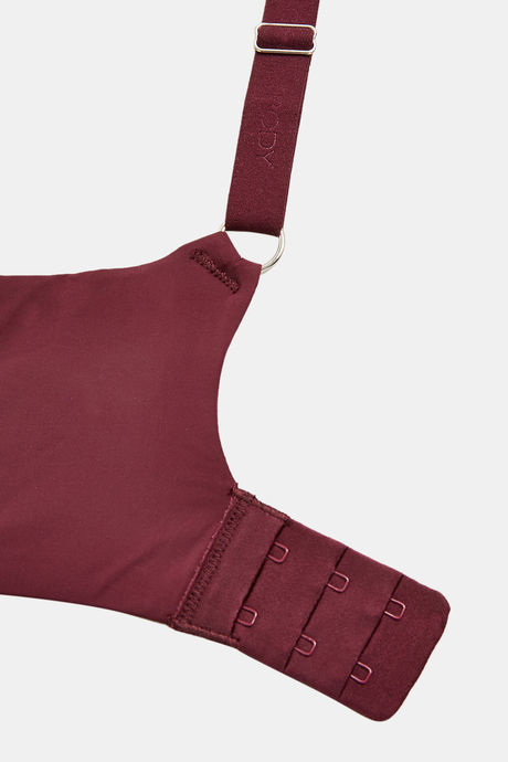 Marks & Spencer Padded Wired Full Coverage T-Shirt Bra  - Bordeaux — image 3