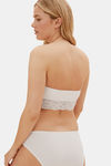 Marks & Spencer Padded Non Wired Full Coverage Lace Bra - White — thumbnail 3