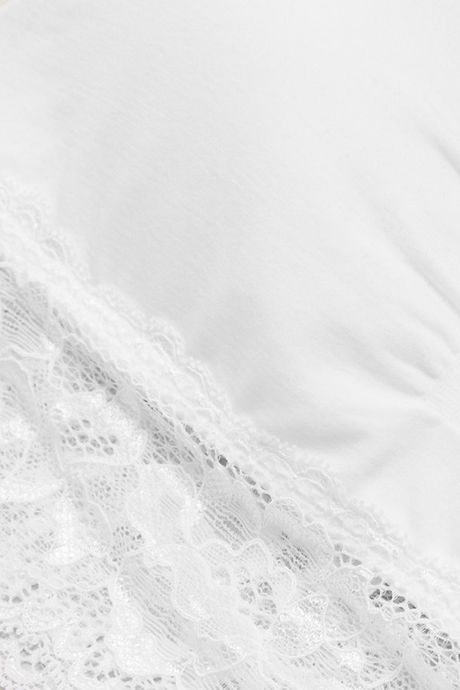 Marks & Spencer Padded Non Wired Full Coverage Lace Bra - White — image 4