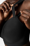 Marks & Spencer Padded Non Wired Full Coverage Cami Bra - Black — thumbnail 3