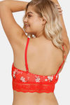 Marks & Spencer Single Layered Non Wired Full Coverage Cami Bra - Flame — thumbnail 2