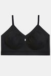 Marks & Spencer Padded Non Wired Full Coverage Cami Bra - Black — thumbnail 3