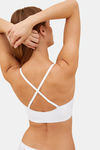 Marks & Spencer Padded Non Wired Full Coverage Cami Bra - White — thumbnail 3