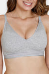 Marks & Spencer Lightly Lined Non Wired Full Coverage T-Shirt Bra - Grey Marl — thumbnail 4