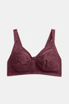 Marks & Spencer Single Layered Non Wired Full Coverage Cami Bra - Bordeaux — thumbnail 5