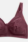 Marks & Spencer Single Layered Non Wired Full Coverage Cami Bra - Bordeaux — thumbnail 7