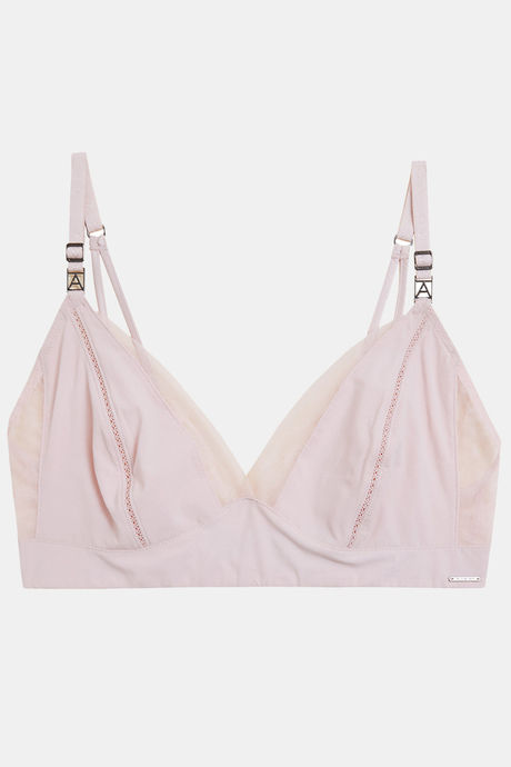 Marks & Spencer Lightly Lined Non Wired Full Coverage Bralette - Pink — image 2