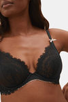 Marks & Spencer Padded Wired Full Coverage Lace Bra - Black — thumbnail 3