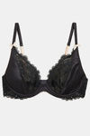 Marks & Spencer Padded Wired Full Coverage Lace Bra - Black — thumbnail 4