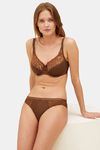Marks & Spencer Lightly Lined Wired Full Coverage Lace Bra - Topaz — thumbnail 2