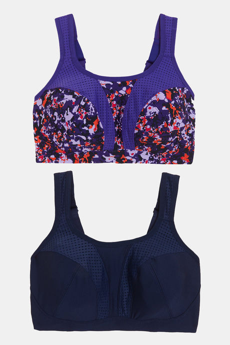 Marks & Spencer Padded Non Wired Full Coverage Bra - Dark Purple — image 2