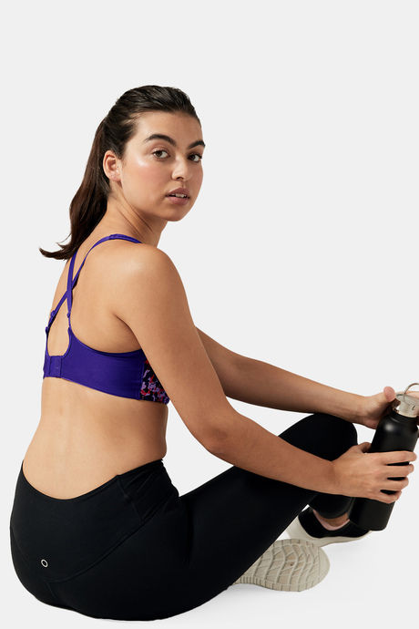 Marks & Spencer Padded Non Wired Full Coverage Bra - Dark Purple — image 5