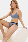 Marks & Spencer Padded Wired Full Coverage T-Shirt Bra - Navy Mix — thumbnail 4