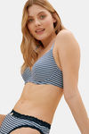 Marks & Spencer Padded Wired Full Coverage T-Shirt Bra - Navy Mix — thumbnail 5