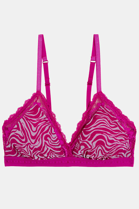 Marks & Spencer Lightly Lined Non-Wired Full Coverage Bralette - Fuchsia — image 4