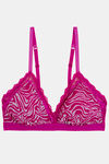Marks & Spencer Lightly Lined Non-Wired Full Coverage Bralette - Fuchsia — thumbnail 4