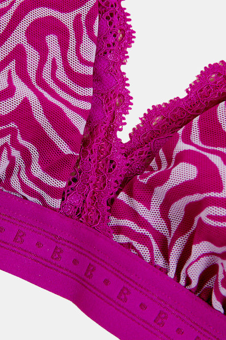 Marks & Spencer Lightly Lined Non-Wired Full Coverage Bralette - Fuchsia — image 5
