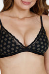 Marks & Spencer Padded Non Wired Full Coverage Bralette - Black Mix — thumbnail 4