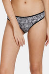 Marks & Spencer Low Rise Three-Fourth Coverage Bikini Panty - Black Mix — thumbnail 18
