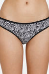 Marks & Spencer Low Rise Three-Fourth Coverage Bikini Panty - Black Mix — thumbnail 21