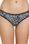 Marks & Spencer Low Rise Three-Fourth Coverage Bikini Panty - Black Mix — thumbnail 5
