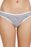 Marks & Spencer Low Rise Three-Fourth Coverage Bikini Panty - Black Mix — thumbnail 9
